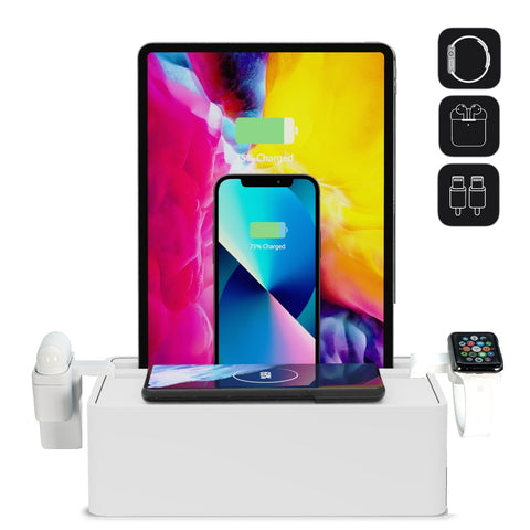 ALLDOCK Wireless White Apple Package