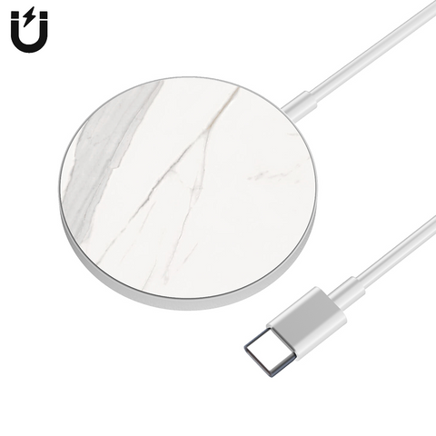 MAGLuxe Magnetic Wireless Pad - White Marble