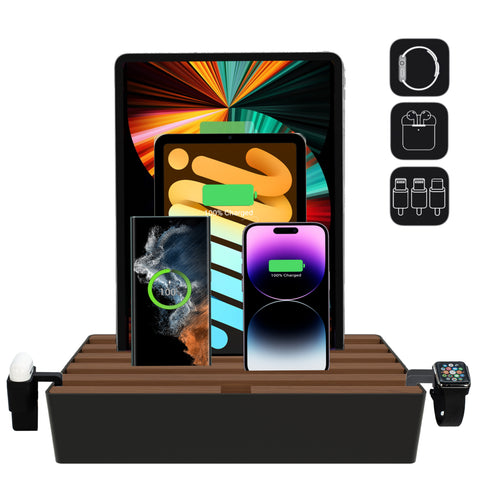 ALLDOCK Classic FAMILY Black & Walnut Package