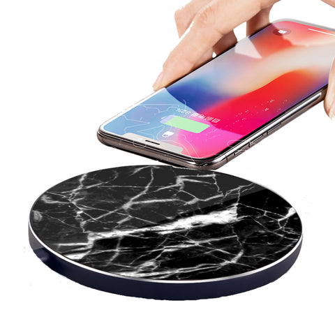 LuxeTech Wireless Pad - Black Marble